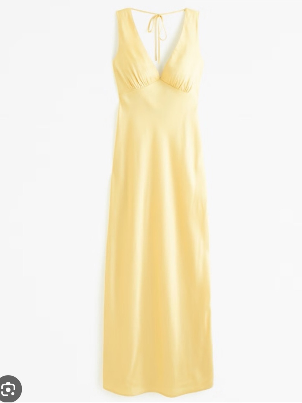 Abercrombie & Fitch Yellow Maxi Dress